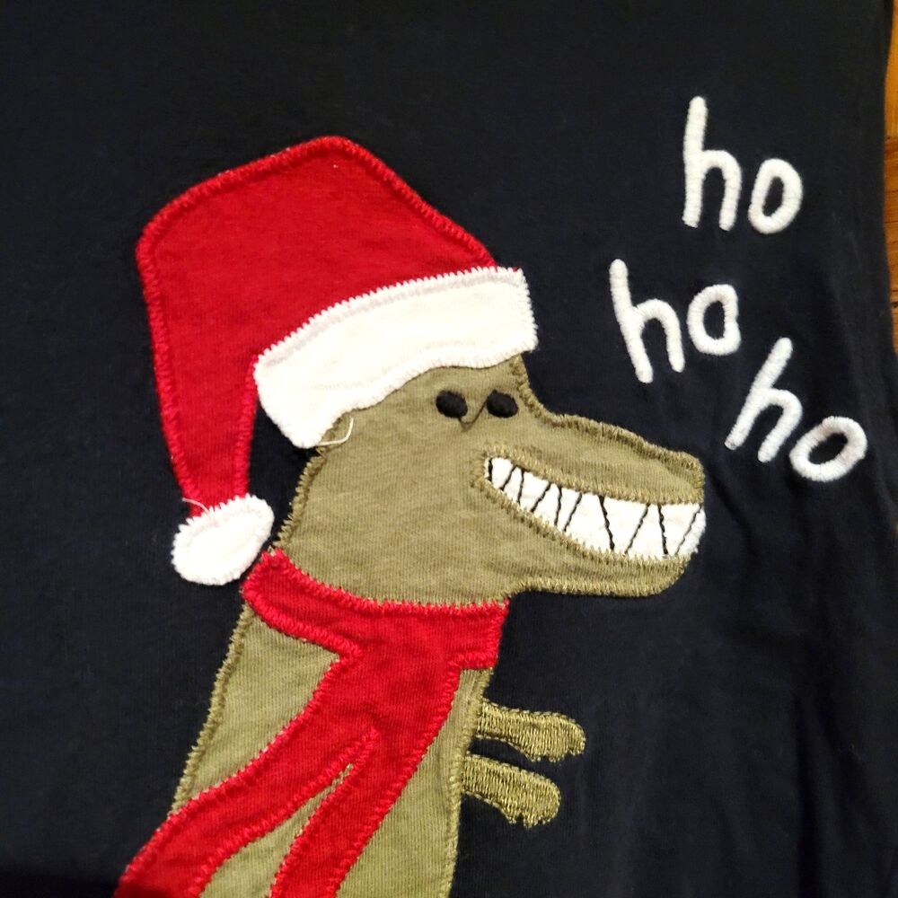 2T LOT Xmas Pj sleeper PJ Buffalo Check Polar Bear Gymboree Dinosaur Santasaur - Picture 2 of 13